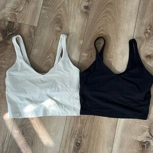 Lululemon cropped align tanks